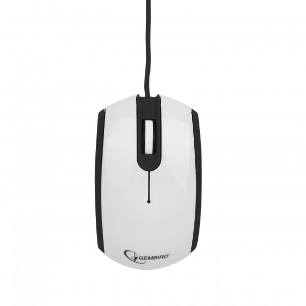 Мышь Gembird MUS-105 Black, White [MUS-105]