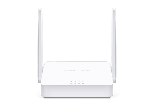 Бeспр. маршрутизатор MERCUSYS MW301R, 300Mbps + 2Lan, 2 антени [MW301R]