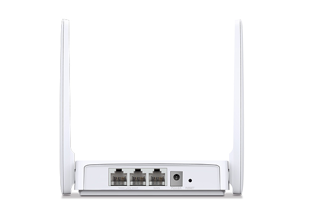 Бeспр. маршрутизатор MERCUSYS MW301R, 300Mbps + 2Lan, 2 антени [MW301R]
