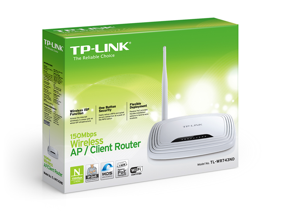 Маршрутизатор TP-Link WR-TL743ND