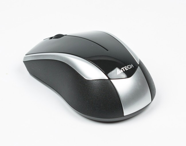 Мышь беспроводная A4Tech G7-400D-2 (Black+Silver) Holeless USB