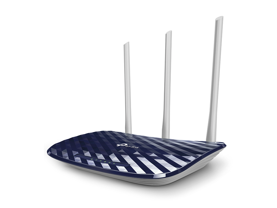 Маршрутизатор TP-LINK Archer C20. WAN-порт: Ethernet. Скорость Wi-Fi: &gt;300 Мбит/с. Частота работы Wi-Fi: 2.4 ГГц, 5 ГГц. Интерфейсы: 4 порта LAN 10/100 Мбит/с, 1 порт WAN 10/100 Мбит/с, 1 порт USB 2.0