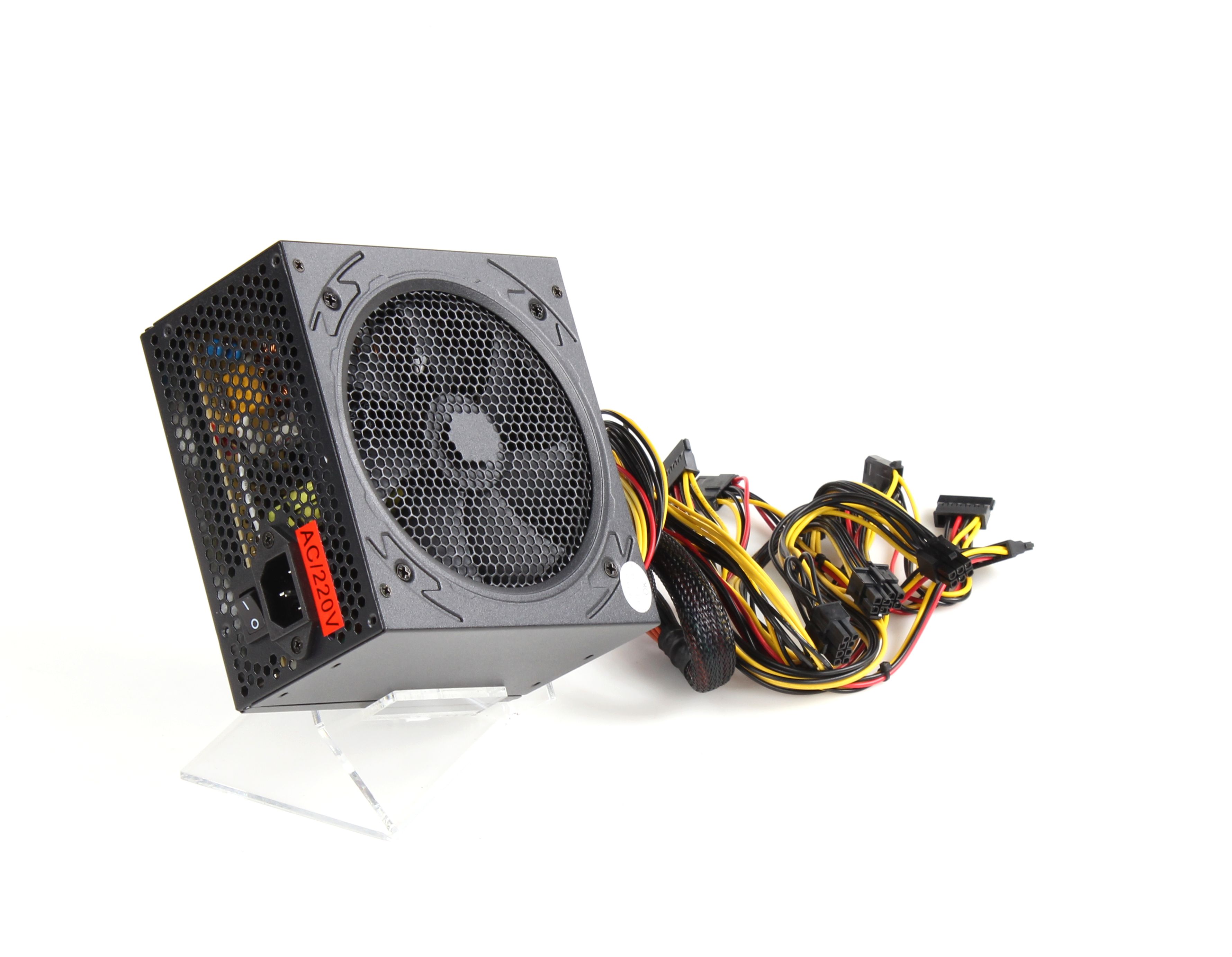 Блок питания Frime RINO-600 APFC, 600W, ATX, 12cm Fan, ATX 20+4 Pin, 6x SATA, 2x HDD, 1x6pin, 1x6+2pin PCIe, 1x 4+4 pin CPU [RINO-600]