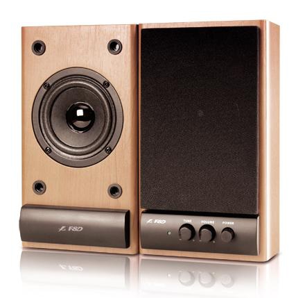 Акустическая система 2.0 F&amp;D R215 cherry 6 Вт, MDF
