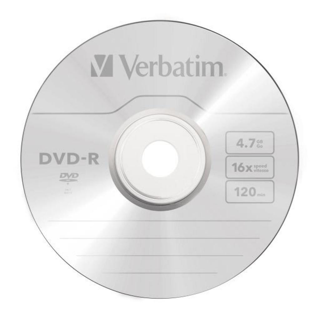 Диск DVD-R Verbatim 4.7Gb 16X Wrap-box 50pk Extra MATT SILVER (43791)