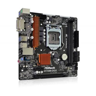 Материнская плата ASRock H110M-DGS R3.0