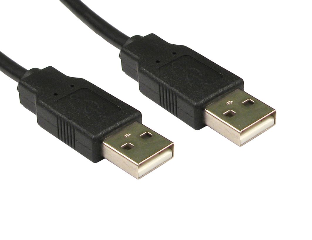 Кабель USB 2.0 AM/AM, 1.5m, black