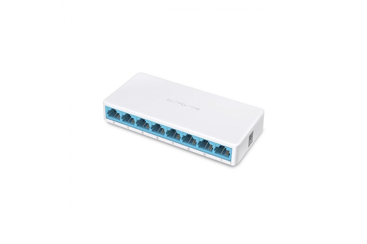 Коммутатор Mercusys MS108, 8 port, 10/100Mbps