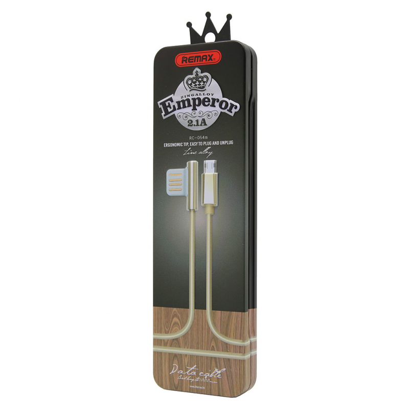 Кабель Remax  Emperor Cable for Micro RC-054m, Black, длина 1м, BOX [RC-054m]