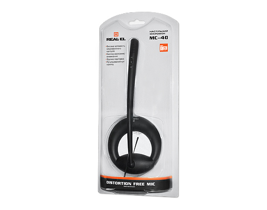Микрофон Real-El MC-40, black