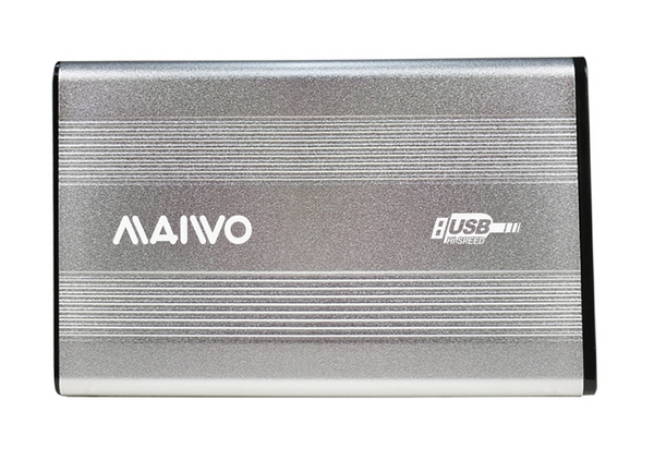 Карман Maiwo внешний для HDD 2,5&quot; SATA USB2.0 [K2501A-U2S silver]