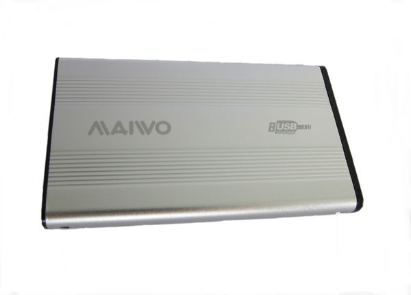 Карман Maiwo внешний для HDD 2,5&quot; SATA USB2.0 [K2501A-U2S silver]