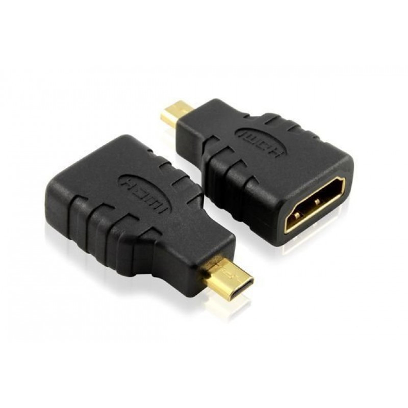Переходник microHDMI(папа)-HDMI(мама)