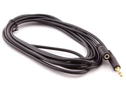 Удлинитель Audio DC3.5 папа-мама 3.0м, GOLD Stereo Jack, (круглый) Black [2330]