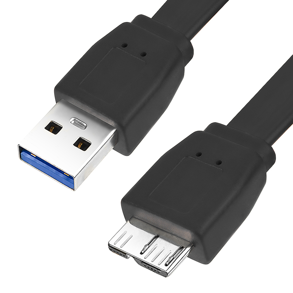 Кабель Usb 3.0 AM to Micro-B black 1.8m для жестких дисков [2378]