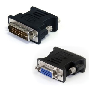 Переходник VGA(мама)/DVI-I 24+5 (папа) Black Q50 [11209]