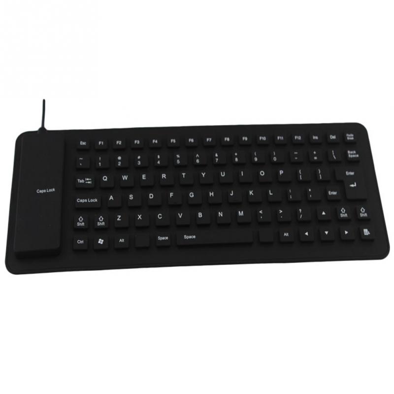 Клавиатура резиновая гибкая 85KB клавиш, USB, (Eng/Pyc), Blister-Box                             [DK-85KB]