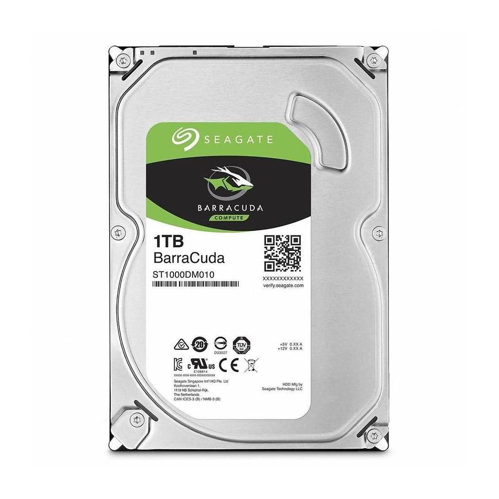 Жесткий диск 3.5&quot; 1TB Seagate BarraCuda (ST1000DM010) 7200 об/мин, 64 MB, SATA [ST1000DM010]