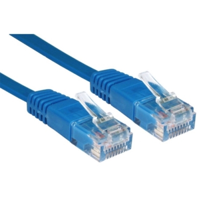 Патч-корд литой RITAR, CCA, UTP, RJ45, Cat.5e, 3m, синий Q260 [216]