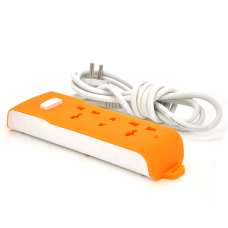 Сетевой фильтр OR320,  220В 10А, 3 универсальных розетки, 2,0 м, Orange (100) [OR320]