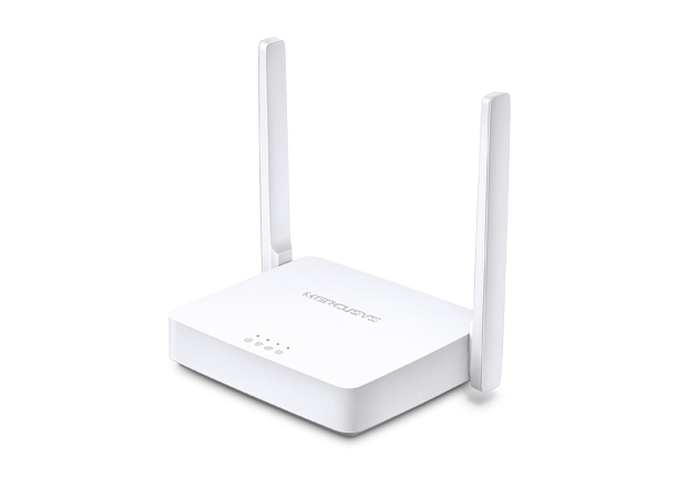 Бeспр. маршрутизатор MERCUSYS MW301R, 300Mbps + 2Lan, 2 антени [MW301R]