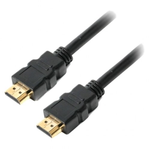 	Кабель HDMI-HDMI HIGH SPEED 0.27m, v1.4, OD-7.5mm, Black