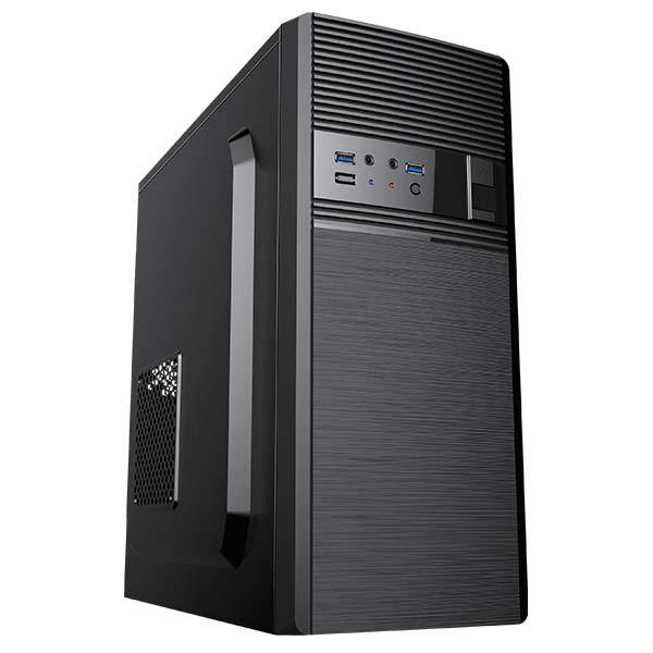 Корпус Frontier Yoda Miditower 500W ATX/mATX черный,1x5.25&quot;,2x3.5&quot;,2x2.25&quot; [F56A-500]