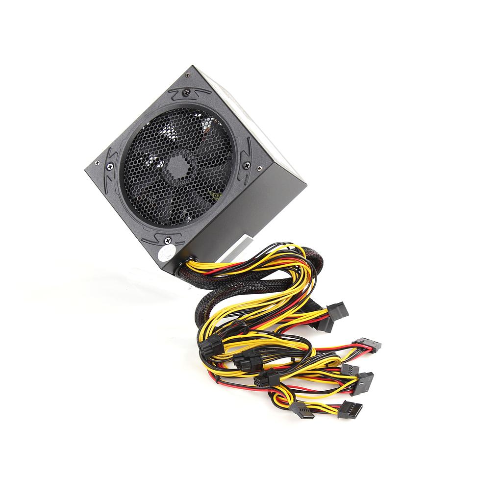 Блок питания Frime RINO-600 APFC, 600W, ATX, 12cm Fan, ATX 20+4 Pin, 6x SATA, 2x HDD, 1x6pin, 1x6+2pin PCIe, 1x 4+4 pin CPU [RINO-600]