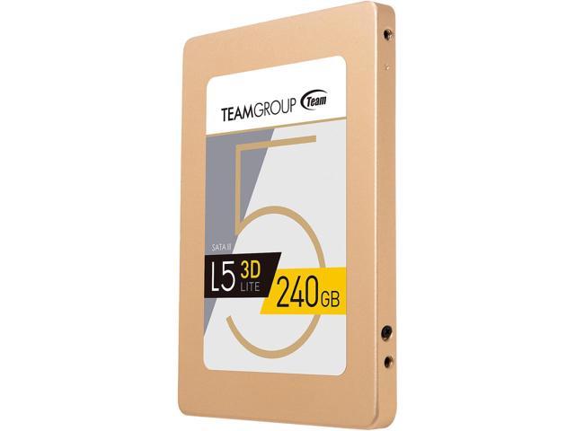 Твердотельный накопитель SSD Team 240GB L5 Lite 3D Gold, 2.5, SATAIII, 470Mb/s, 400Mb/s, TLC, 1 млн.часов [T253TD240G3C101]