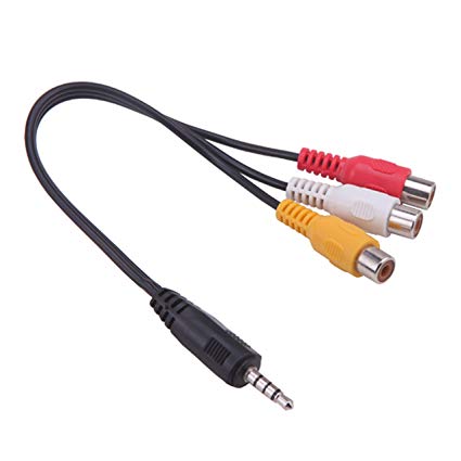 Кабель 3.5M 4pin - 3*RCA F