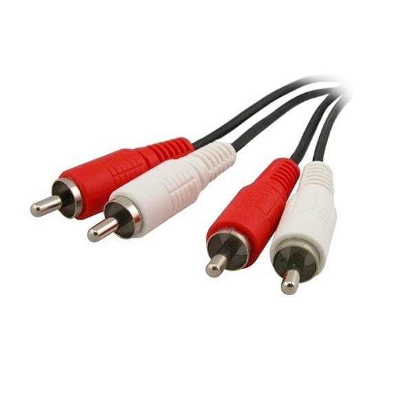 Кабель 2xRCA-M - 2xRCA-M 5m, black
