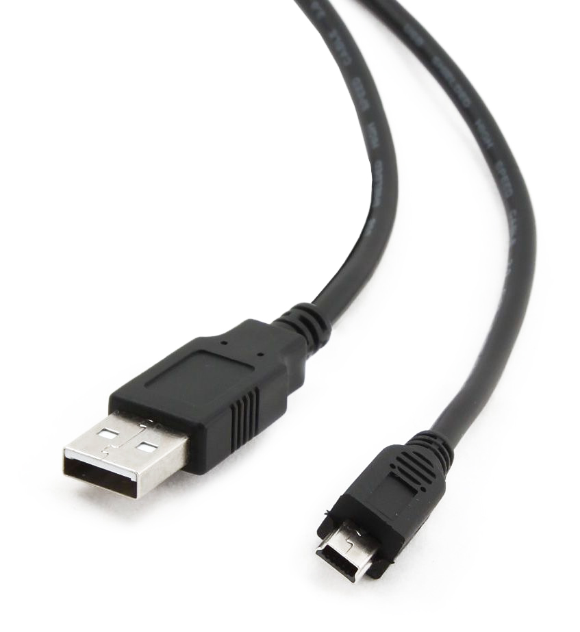 Кабель Cablexpert USB2.0 - mini USB, 3 м, черный [CCP-USB2-AM5P-10]