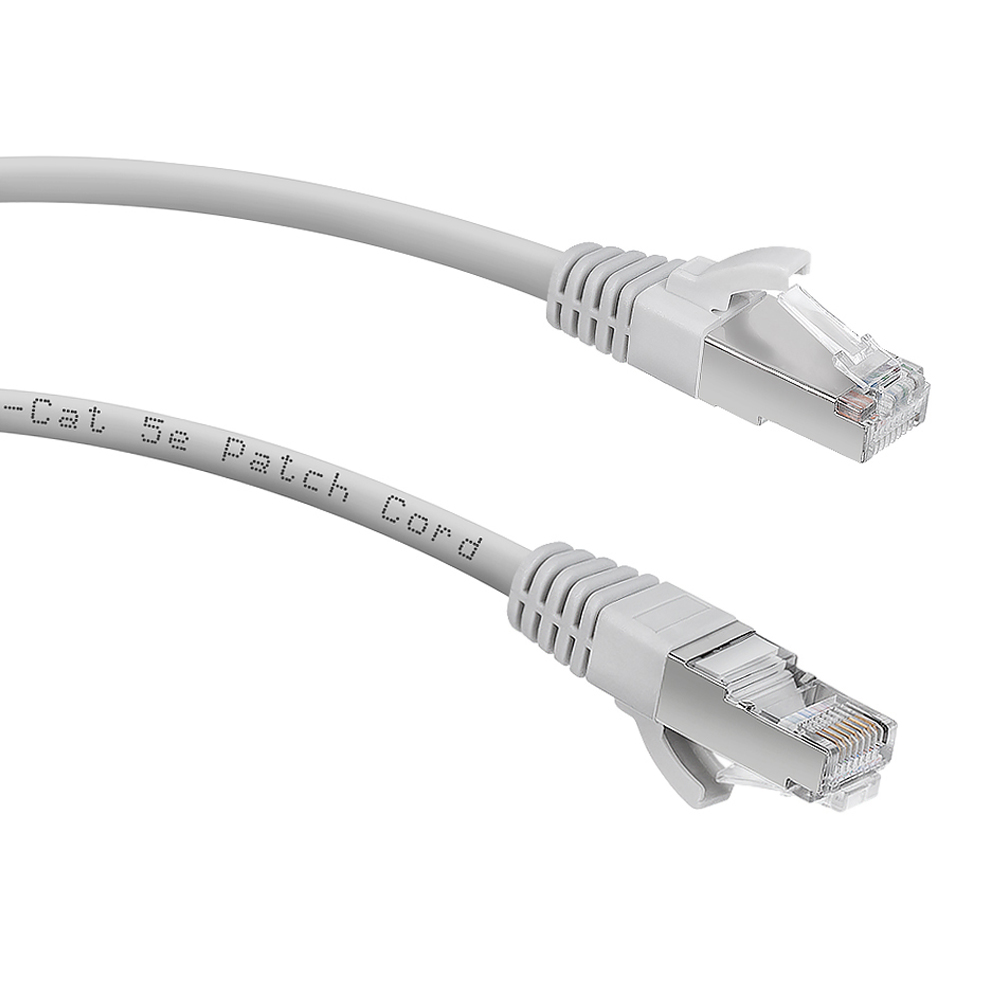 Патч-корд литой RITAR, UTP, RJ45, Cat.5e, 1m, серый Q500 [211]