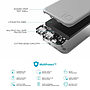 Универсальная мобильная батарея PURIDEA S2 10000mAh Li-Pol Rubber Grey & White [S2-Grey White]