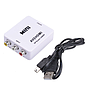 Конвертер Mini, AV to HDMI, ВХОД 3RCA(мама) на ВЫХОД HDMI(мама), 720P/1080P, White, BOX [7785]