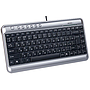 Клавиатура A4Tech KL-5 USB (Silver+Black), USB, X-slim Keyboard w/Ukr. [KL-5 USB]