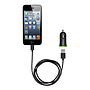 Набор АЗУ BELKIN 12V-USB, 1-port, 10W, 5-5.5V, 2.1А, USB-iPhone5, Black, BOX [F8J078]