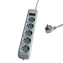Сетевой фильтр Smartfortec 1,8 м, серый, 5 розеток [SPS5-G-6G]